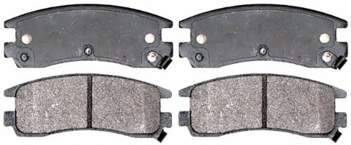Sgd714m Service Grade Semi-metallic Disc Brake Pad Set For Rear Car Brakes