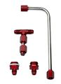 Quick Fuel Technology 34-600rqft Carburetor Dual Feed Line -6an For Use W 4150 Professional Series Bowls -8an Inlet Only Red 