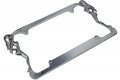 Stainless Steel License Plate Frame Universal Tag Holder Exotic Dancers Chrome Metal 
