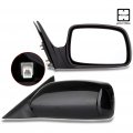 Black Left Side Mirror Fit For 2007-2011 Toyota Camry Smooth Glass Non-folding Non-heated