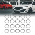 X Autohaux 20pcs M14 Oil Drain Plug Gasket For Mitsubishi Lancer Outlander Eclipse Md050317