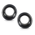 Fog Lamp Light Bezel For Lr4 2010-2014 Black Front Trim 1 Pair Part Number Lr015461 Lr015462 