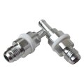 6an Fuel Tank Bulkhead Fitting 2 Pack Male Flare To 5 16 Hose Barb Aluminum For Racing Lines 