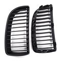 Choose Color 2x Euro Front Upper Kidney Grille Grill Lh Rh Replacement For 05 06 07 08 Bmw E90 Pre-facelift Matte Black