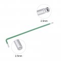 Uxcell 2 5mm Ball End Hex Key Wrench L Shaped Long Arm S2 Steel Repairing Tool 4 Pcs