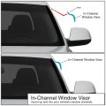 Auto Dynasty In-channel Window Visor Deflector Rain Guards Compatible With Ford Ranger Mazda B2300 B2500 B3000 B4000 2-pieces