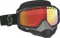 Scott Split Otg Snow Cross Ls Unisex-adult Snowmobile Goggles Black Ls Red Chrome One Size 