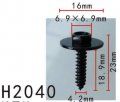 Autobahn88 Phillips Oval Sems Washer Tapping Screw For Bumper Fender Body Compatible With Universal Use Pack Of 10
