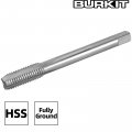 M8 X 1 Thread Tap Right Hand 2 Piece Set M2 High Speed Steel Straight Flute For Internal Threads In Metal Cast Iron And