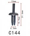 Autobahn88 Fender Shield Clip Compatible With Ford Oem 387843s Pack Of 20