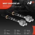 A-premium 2 X Front Inner Tie Rod Ends Compatible With Mini Cooper 2003 2004 2005 2006 2007 2008 L4 1 6l Only