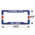 Louisiana Tech Bulldogs Stripes License Plate Tag Frame