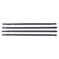 Outer Front Rear Left And Right Door Window Belt Weatherstrip Molding Trim Kit For Mazda 3 Bk Seires 2004-2009 