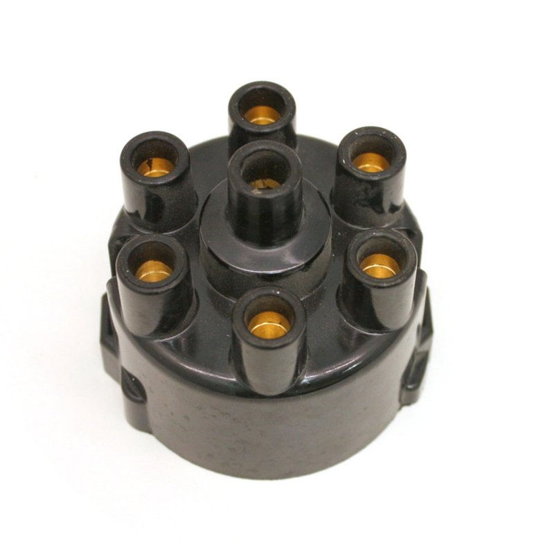 Pertronix D656600 Black Distributor Cap For Cast 6 Cylinder Engine