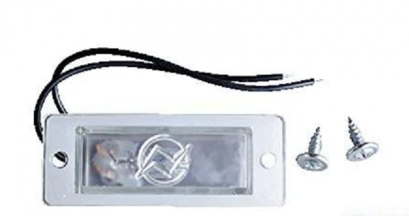 Rp19 Roll Pan License Plate Light With Screws Universal Fit