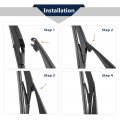X Autohaux Car Rear Windshield Wiper Blade Arm Set 200mm 8 Inch Fit For Toyota Scion Xd 2008 2009 2010 2011 2012 2013 2014