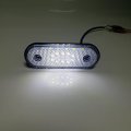 Fsfy Car Auto 30 Oval Side Marker Indicator Light Tail Lamp For Trailer Truck Lorry Van White
