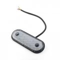 Fsfy Car Auto 30 Oval Side Marker Indicator Light Tail Lamp For Trailer Truck Lorry Van White