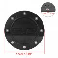 X Autohaux Car Gas Cap Fuel Filler Door Cover Black Ford For Mustang 2015-2019