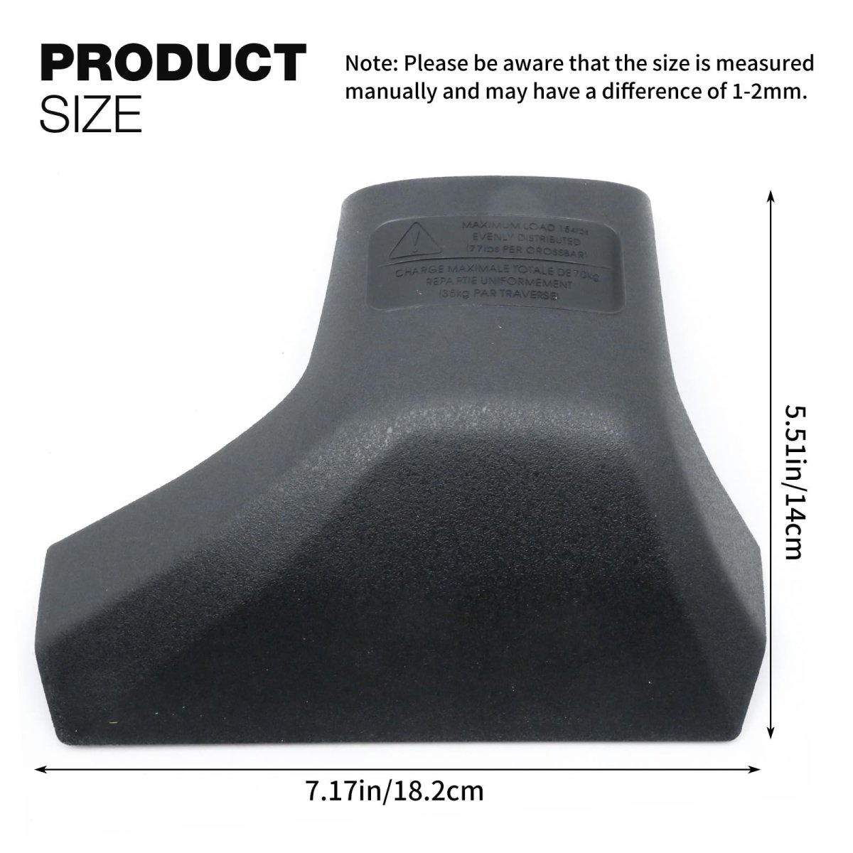 Pt76748200cvlf Front Left Roof Rack Rail End Shell For Toyota Highlander Xle Xse Limited Platinum 2020 2021 2022 2023 2024