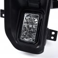G-plus Clear Lens Front Bumper Fog Light Assembly Compatible With Ford F150 2015 2016 2017 Driving Lamps W H10 Halogen Bulbs