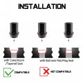 M14x1 5 Wheel Lug Nuts 24 Piece Black Acorn Seat 7 8 In Hex 60 Degrees Conical For Chevy Silverado Gmc Sierra 1500 Ford F 150