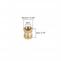 Uxcell Knurled Insert Nuts M2 5 X 4mm L 3 5mm Od Female Thread Brass Embedment Assortment Kit 30 Pcs