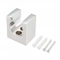 Uxcell Shower Head Holder Zinc Alloy Wall Mount Handheld Bracket 32x24x37mm