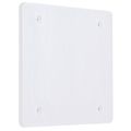 Hubbell-bell Pbc200wh Blank Weatherproof Nonmetallic Device Cover Two Gang White 