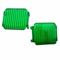 Oz-usa Pod Light Cover 3 Green Flood Diffused Lens For Cube Fog Lights Off Road Motorcycle Truck Suv Atv Marine Vessels 1 Pair 