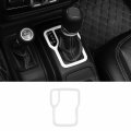 White Gear Shift Trim Cover Frame For Jeep Wrangler Jl Jlu And Gladiator Jt 2018 2019 2020 2021 2022 2023 2024 Interior 