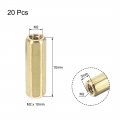 Uxcell M2x10mm Female-female Hex Brass Pcb Motherboard Spacer Standoff For Fpv Drone Quadcopter Computer Circuit Board 20pcs