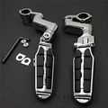 Motorcycle 1 Highway Radical Tombstone Offset Mount Clamp Foot Peg For Honda Goldwing Gl