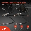 A-premium O2 Oxygen Sensor Compatible With Infiniti Qx70 2014 Fx50 2013 5 0l Upstream And Downstream 4-pc Set Replace