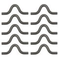 3 8 Bar Weld On Safety Chain Clips For Truck Trailer Hitch Mount Connection Loops 3-3 4 X 1-1 2 10 Pack 