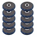 All-carb 10 Pcs 4-1 2 Inch X 7 8 Easy Clean And Strip Discs Wheel Fit For Wood Metal Fiberglass Surface Preparation