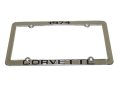 1974 Corvette License Plate Frame Chrome
