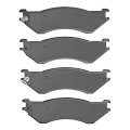Front Disc Brake Pads For 2004 Ford F-150 Heritage Semi Metallic Friction Mechanical Wear Sensor 0 65 In Thickness 7 42 Width 