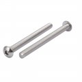 Uxcella M5x60mm 304 Stainless Steel Button Head Hex Socket Cap Screws Bolts 30pcs