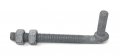 J-bolt Galvanized With 2 Nuts Attached Pc Pack 1 X 4-1