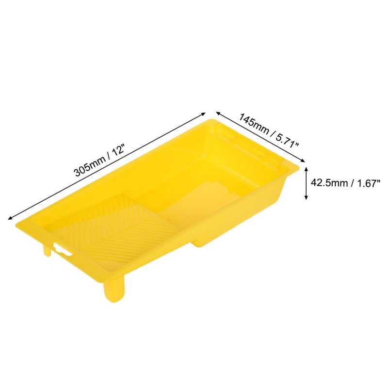 Paint Roller Kit 4 Inch 5xpaint Covers 1xpaint Frame Tray 8pcs