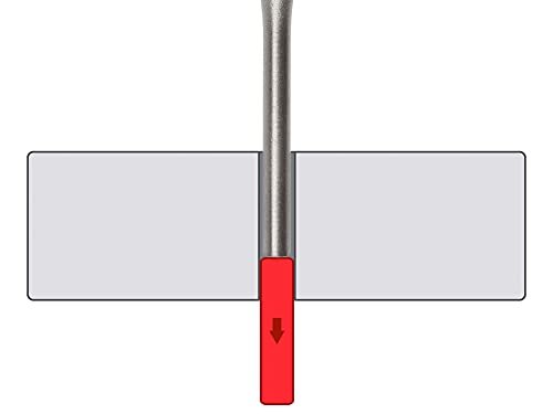 3 32 In Pin Punch 66052 High Carbon Steel Reverse Tapered Tool With Rust Preventative Coating