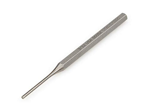 3 32 In Pin Punch 66052 High Carbon Steel Reverse Tapered Tool With Rust Preventative Coating