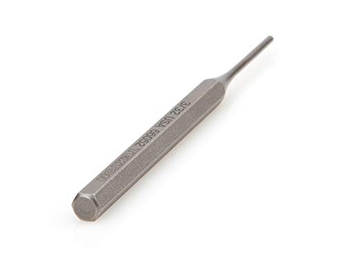 3 32 In Pin Punch 66052 High Carbon Steel Reverse Tapered Tool With Rust Preventative Coating
