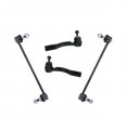 Partsw 4 Pieces Front Suspension Sway Bar Links Outer Tie Rod Ends Passenger Driver Side 