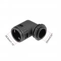 Uxcell Corrugated Tube Connector 90 Degree Ad28 5 Conduit Hose Joint Clamps