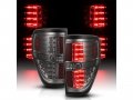 Amerilite Smoke Led Replacement Brake Tail Lights Set For 09-14 Ford F-150 Passenger And Driver Side