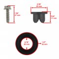 Caltric Bumper Bushing Kit John Deere Lt180 17hp Compatible With Kawasaki 493cc 2cylinder 2002-2005