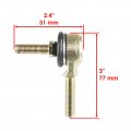 For Tie Rod End Kit Kawasaki Klf400 Klf-400 Bayou 400 4x4 1993-1996 2 Sets Mod-ztf1-5820