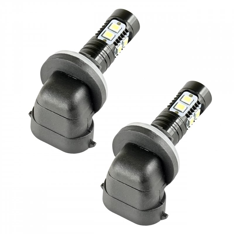 Caltric 2 Headlight Led Bulbs For Polaris Trail Boss 330 2010-2013